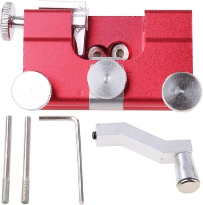 Ketting Slijper - Slijp Tool - Ketting Slijpen - Eenvoudig in Gebruik - 98 cm - Zilver