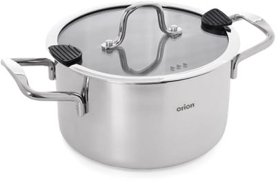 Kookpan Edelstaal met Deksel 22 cm, 4,3 l - Kookpot - Soeppan