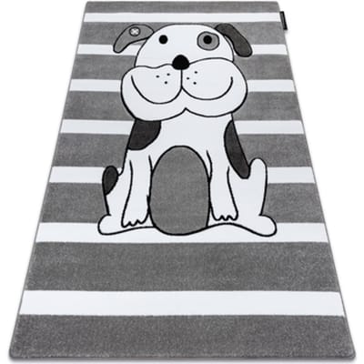 Kleden Rugsx Tapijt PETIT PUPPY HOND HONDJE grijskleuring 120x170 cm