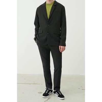 American Vintage Weftown Pant Anthracite Chine Size: 48 | Pants Outlet | Heren | Grijs