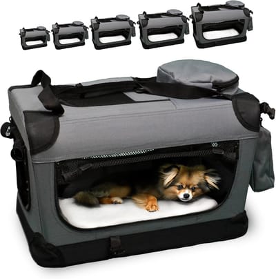 Lexium Katten Vervoersbox - Kattenvervoersbox - Reistas Katten - Reismand - Kattendraagtas - Transporttas