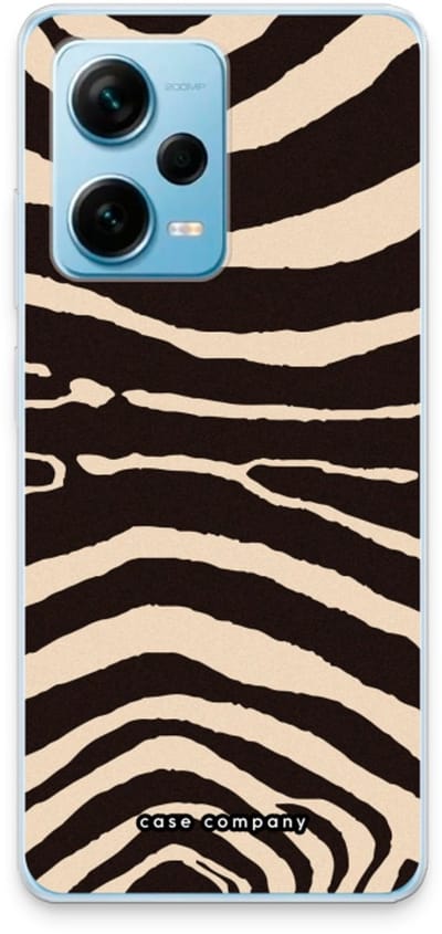 Case Company® - Hoesje geschikt voor Xiaomi Redmi Note 12 Pro Plus hoesje - Arizona Zebra - Soft Cover Telefoonhoesje - Bescherming aan alle Kanten en Schermrand