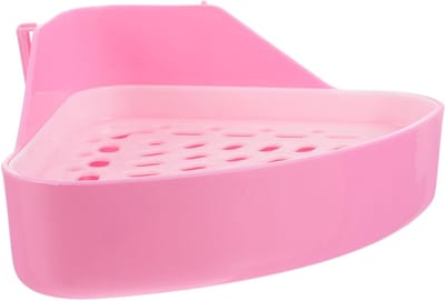 Huisdier Toilet - Zindelijkheidstrainer - Kleine Dieren - Eenvoudig te Installeren - 25 x 19 x 20 cm - Grijs