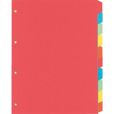 Tabbladen Kangaro 4-gaats PE410 10-delig assorti karton