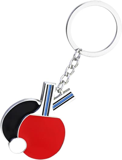 Tafeltennis Sleutelhanger - Sport Sleutelhanger - Tas Decoratie - Zinklegering Materiaal - Niet gespecificeerd - Niet gespecificeerd