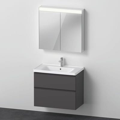 Duravit D-Neo furniture set with mirror cabinet 80 cm DE011604949