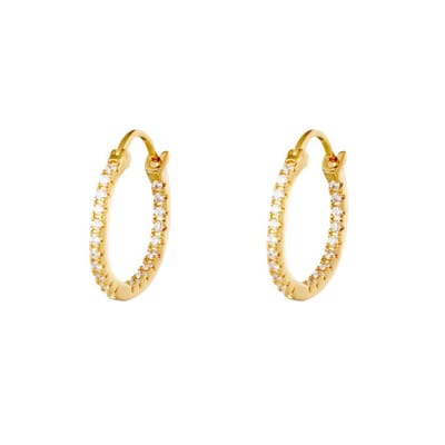 Oorbellen Shiny Hoops - Yehwang - Oorringen - One size - Goud