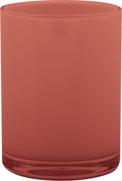 MSV Manihi Tandenborstelhouder – Badkamer Beker van PS Kunststof – Terracotta – 7 × 9 cm