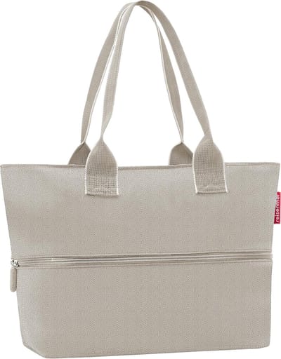Reisenthel Shopper E1 Shopper Schoudertas - 12L - Herringbone Zand
