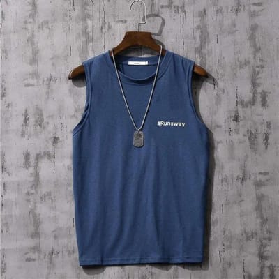 Zomer Los Vest voor Mannen Mouwloos T-shirt Dunne Sport Jongens Shirt XXXXXL