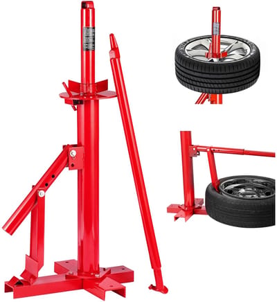 NordHaus Bandenwisselaar - Kraalbreker - Bandenmontagegereedschap - Geschikt voor 203-406 mm Banden - Rood 460x380x940 mm