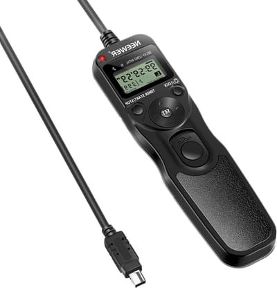 Digitale Timer Afstandsbediening voor Nikon D90 D600 D610 D3100 D3200 D3300 D5000 D5100 D5200 D5300 D7000 - Perfect voor Langdurige Opnames en Tijdopnamen