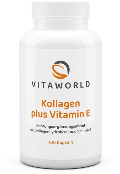 Vitaworld collageen 500mg plus vitamine E 100 capsules