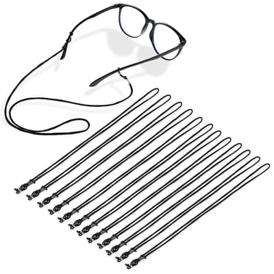 Dailygoods- Brillenband Antislip - Brillenkoord - Brillenhouder - 12 Stuks - Nylon/Silicone - 66 x 0,66 cm