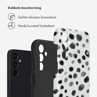 Selencia Hoesje - Geschikt voor Samsung Galaxy A15 (4G) / A15 (5G) - Backcover - Trendy Leopard