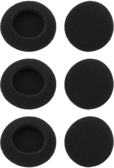 Dailygoody - Schuimkussens voor hoofdtelefoon - Oorkussens zwart - Verbeterde geluidskwaliteit - 50 mm - Comfortabele pads - Geschikt voor Koss Porta ...
