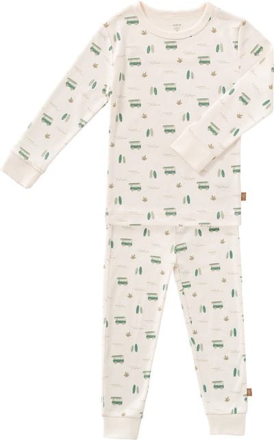 Fresk Pyjama voor Baby's newborn - Boxpakje Jongens - Babypakje - Biologisch Katoen Ecru - Surf Boy