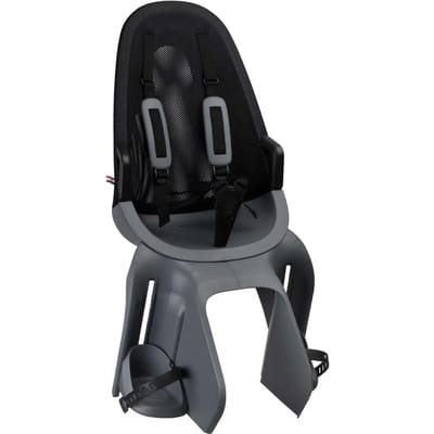 Qibbel Air Fietsstoeltje Achter Bagagedrager bevestiging - QuickConnect - Fietszitje - Granite Grey