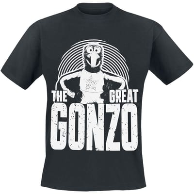 Die Muppets T-shirt - The Great Gonzo - M tot XXL - voor Mannen - zwart
