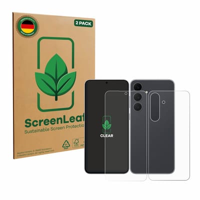 2 Stuks Screenprotector voor Samsung Galaxy S25 FE Enterprise Edition (Voor+Achter) - Hoogwaardige Beschermfolie transparant