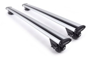Dakdragers geschikt voor Honda HR-V e:HEV (Hybrid) vanaf 2022 open dakrailing - Aluminium - Hoog laadvermogen 100kg - Wingbar Zilver - Merk Farad