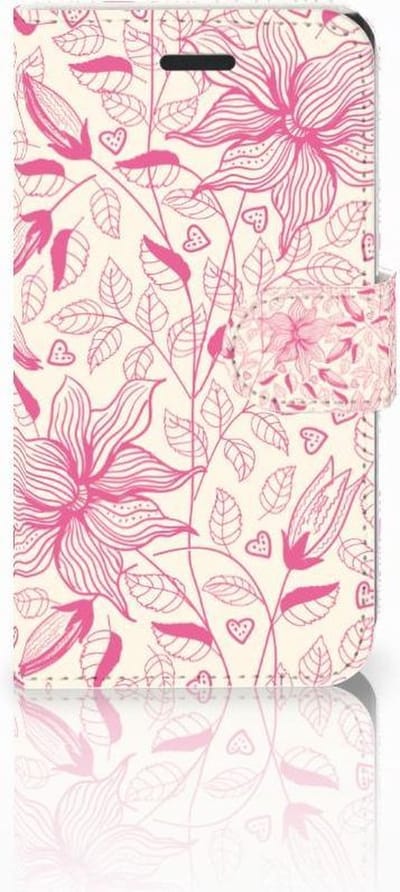 Book Case voor Samsung Galaxy Xcover 3 | Xcover 3 VE Hoesje Pink Flowers