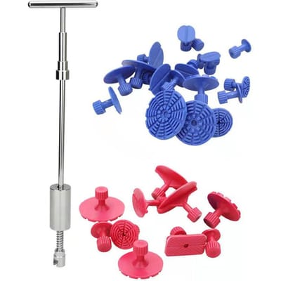 Voertuig Deuk Reparatie Trekker Grote Spanning Sterk Duurzaam Automobiel Deuk Verwijdering Reparatie Gereedschap Type 2 blue