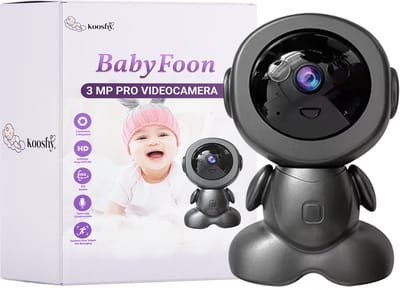 Kooshy Babyfoon - met Camera en App - Baby Monitor - Babyfoons - 3MP Full HD
