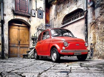 Clementoni - Puzzel - 500 Stukjes - Italiaanse Auto - Puzzel Voor Volwassenen - High Quality Collection