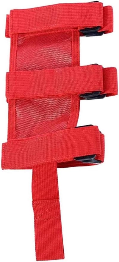 Blusser Bevestigingsband - Brandblusserhouder - Veilig Transport - Verstelbare Dichtheid - 40x23cm - Rood