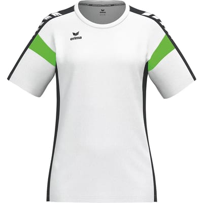 Erima Celebrate 125 T-Shirt Dames - Wit / Green Gecko | Maat: 34