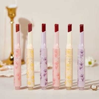 Gege Bear - BUY 3 GET 40% OFF - Heart-shaped Lipstick - 6 Colors #01 - 3.2g