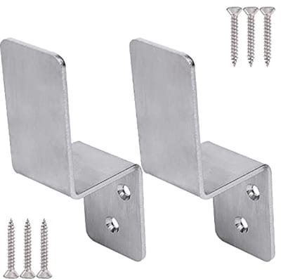 Heavy Duty Deurbarricade Beugels voor 2x4 Hout - Ideaal voor Garages, Schuren, en Voordeuren
