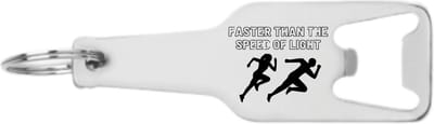 Akyol - sneller dan het licht flesopener - Hardlopen - familie vrienden sporters - cadeau - 105 x 25mm