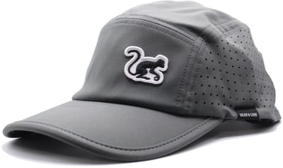 5-panel sportpet - Hardlooppet - Gerecycled - Sneldrogend / Volwassenen / One size (Grijs)