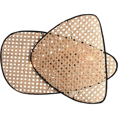 Viokef Wandlamp Gheisa van rotan, 2-lamps