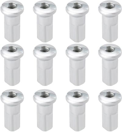 Dailygoods- Fiets Spaak Tepels 80 Stuks - Binnendiameter 2,6 mm - Lengte 13 mm - Gegalvaniseerd Ijzer - Geschikt voor Fietsen/Mountainbikes - Sterk en Duurzaam - Spaakdoppen