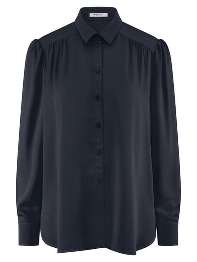 Blouse lange mouwen Van Peter Hahn blauw