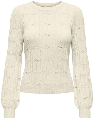 ONLY - ONLKATIA LS STRUCTURE O-NECK PULL CC KNT - Meisjes - Gebreide truien