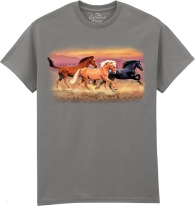 Paarden Running Free Horses The Coloured House T-shirt M
