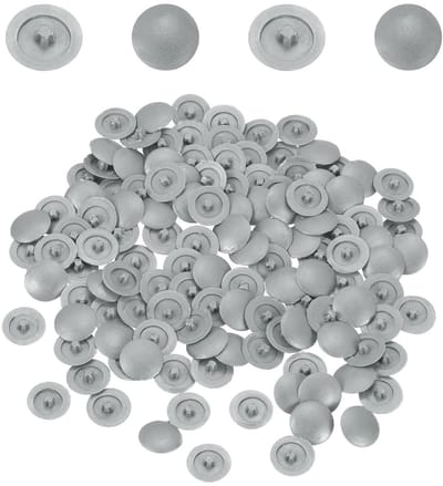 Dailygoods- Schroefdopjes 158 stuks - 12 mm Plastic Snap-in - Decoratieve Dop - Bescherming tegen Vocht/Dust - Voor Phillips-Schroeven - Hoogwaardig Kunststof - Schroefdeksels