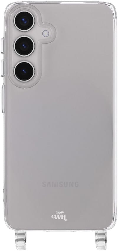 xoxo Wildhearts siliconen hoesje geschikt voor Samsung Galaxy S23 hoesje - Hoesje zonder koord - Shockproof case - Telefoonhoesje geschikt voor telefoonkoord - Transparant