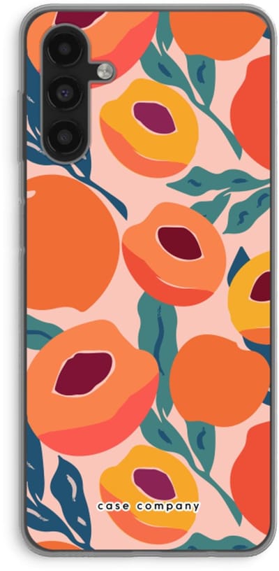 Case Company® - Hoesje geschikt voor Samsung Galaxy A13 5G hoesje - Perzik - Soft Cover Telefoonhoesje - Bescherming aan alle Kanten en Schermrand