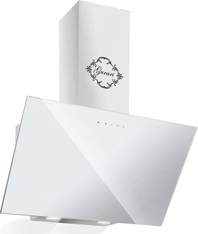 GURARI Afzuigkap, hoofdAfzuigkap, GCH 286 WH 6 Prime N+Koolfilter, wit glas, EEK A, 1000 m³/u, afstandsbediening, wandkap