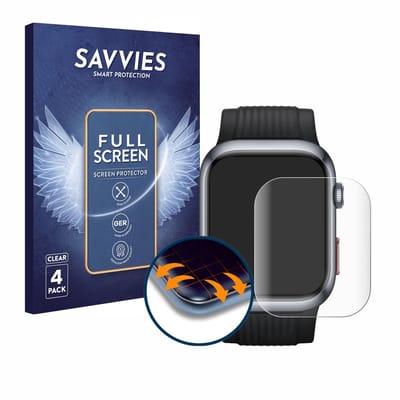 Savvies - Screenprotector voor Huawei Watch D2 - Folie Beschermfolie transparant volledig dekking 4 Stuks