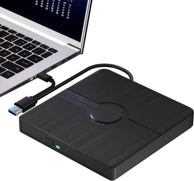 Externe Blu-ray Schijf - BD-speler USB-C - Media Afspelen - 3D Ultra HD - 2.69 cm - Zwart
