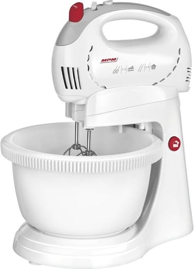 Handmixer 500W met roestvrijstalen kom 1 liter - veelzijdige keukentool