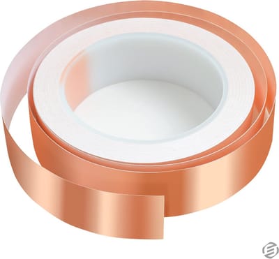Equivera Kopertape - Kopertape Slakken - Kopertape tegen Slakken - Koper Slakken - Koper Tape - Anti Slakken Tape - Tape tegen Slakken - Planten Bescherming - Anti Slakken - Slakkenval - Anti Insect Kopertape - Anti Insect Tape