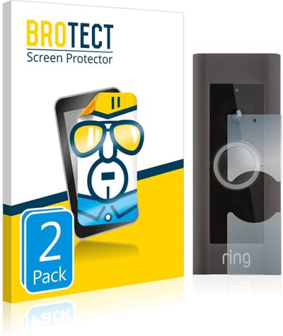 BROTECT - Screenprotector voor Ring Video Doorbell Pro - Folie Beschermfolie transparant 2 Stuks