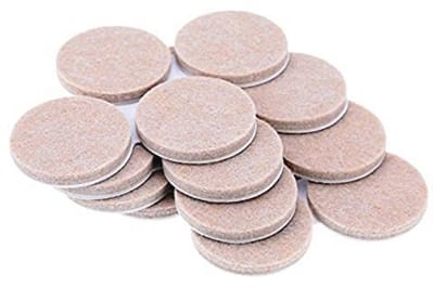 Zelfklevende Vilt Pads 38 mm voor Vloerbescherming - Set van 16 Stuks